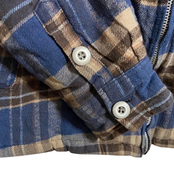 Alaska 1959 Wilderness Gear Plaid Sherpa Lined Zip Up‎ Hoodie VTG Jacket Medium - Picture 7 of 8